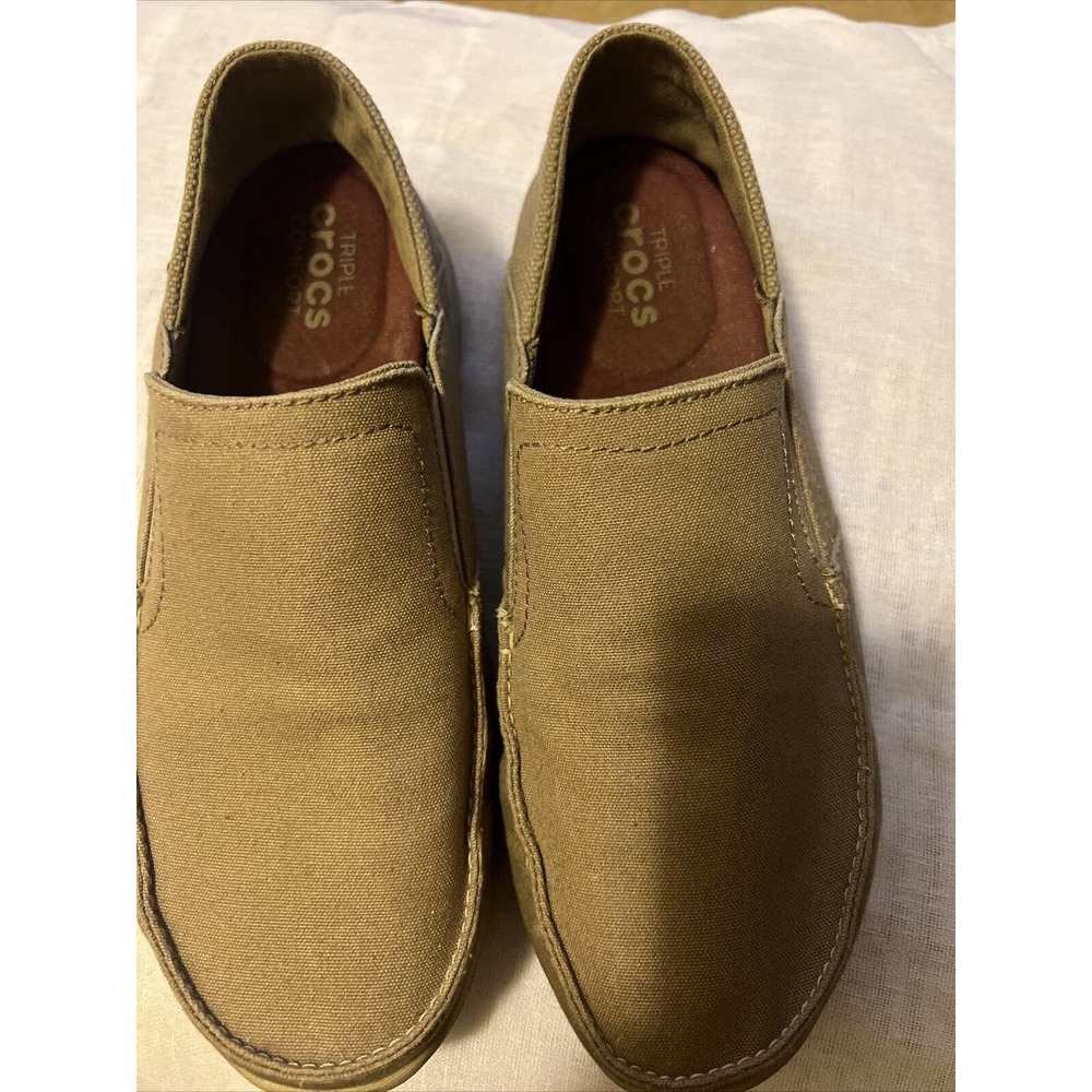 mens canvas crocs size 10 style 204834